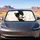 Peekaboo Tuxedo Kitten With Cozy Cream Paw Accents For Everyday Cat Lovers And Pet Moms Car Sunshade - 4