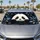 Cute Panda Cub With Bamboo Leaves On Charcoal For Cozy Road Trips And Animal Lovers Car Sunshade - 4