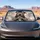 Gray American Bulldog Heart Paws Silver Bokeh Dog Lover Road Trip Decor Gift For Owners Car Sunshade - 4
