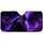 Howling Purple Wolf Neon Night Sky Gothic Wildlife Decor For Fantasy Animal Fans Car Sunshade - 3