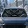 Crossed Viking Battle Axes With Celtic Knots For Norse Mythology Fans And Warriors Car Sunshade - 4