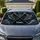 Crossed Viking Battle Axes With Celtic Knots For Norse Mythology Fans And Warriors Car Sunshade - 1