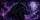 Realistic Black Wolf With Amber Eyes, Purple Night Mist For Gothic Wildlife Fans Car Sunshade - 6