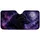 Realistic Black Wolf With Amber Eyes, Purple Night Mist For Gothic Wildlife Fans Car Sunshade - 3