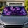 Purple Dragon With Gothic Castle And Mystic Dusk Fantasy Decor For Medieval Fans Car Sunshade - 1