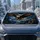 Majestic Bald Eagle And Wolf Moonlit Forest Scene For Patriotic Outdoor Enthusiasts Car Sunshade - 2