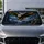 Majestic Bald Eagle And Wolf Moonlit Forest Scene For Patriotic Outdoor Enthusiasts Car Sunshade - 5