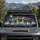 Running Gray Wolves In Moonlit Snow For Wilderness Adventure Decor And Wildlife Fans Car Sunshade - 2