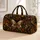 Baroque Butterfly Scrolls On Black For Gothic Getaways And Elegant Holiday Style Quilted Weekend Bag - 1