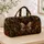 Baroque Butterfly Scrolls On Black For Gothic Getaways And Elegant Holiday Style Quilted Weekend Bag - 4