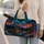 Nordic Aurora Cabin Lake Wilderness Scene For Cozy Winter Travel And Holiday Gifting Quilted Weekend Bag - 2