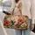 Retro Hummingbird Floral Garden With Hibiscus For Overnight Travel And Boho Women Quilted Weekend Bag - 2