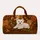 West Highland White Terrier With Autumn Botanicals For Cozy Fall Travel Dog Lovers Quilted Weekend Bag - 6