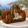 West Highland White Terrier With Autumn Botanicals For Cozy Fall Travel Dog Lovers Quilted Weekend Bag - 5
