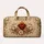 Sacred Heart With Lilies And Roses For Devotional Travel Style And Faithful Women Quilted Weekend Bag - 6