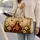 Vintage Sacred Heart Devotional Florals For Holiday Travel And Faith Inspired Gifts Quilted Weekend Bag - 2