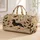Long Haired Dachshund Hearts And Folk Florals Holiday Travel Style Gift For Dog Moms Quilted Weekend Bag - 1