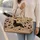 Long Haired Dachshund Hearts And Folk Florals Holiday Travel Style Gift For Dog Moms Quilted Weekend Bag - 2