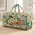 Blue Plumeria Bougainvillea Island Waves For Tropical Getaways And Beach Lovers Everywhere Quilted Weekend Bag - 1