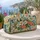 Blue Plumeria Bougainvillea Island Waves For Tropical Getaways And Beach Lovers Everywhere Quilted Weekend Bag - 5