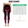 Hot Pink Butterfly Heart On Black For Romantic Festival Yoga Lounge Women's Look Leggings - 3
