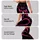 Hot Pink Butterfly Heart On Black For Romantic Festival Yoga Lounge Women's Look Leggings - 2