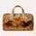 Elegant Dachshunds With Autumn Leaves And Acorns For Fall Travel Dachshund Lovers Quilted Weekend Bag - 6