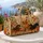 Elegant Dachshunds With Autumn Leaves And Acorns For Fall Travel Dachshund Lovers Quilted Weekend Bag - 5