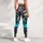 Masked Street Creature Graffiti Collage For Yoga Studio Workouts And Urban Athleisure Leggings - 5