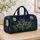 Cobalt Celestial Lily Of The Valley Moon Floral Night Sky Travel Style For Women Quilted Weekend Bag - 4