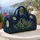 Cobalt Celestial Lily Of The Valley Moon Floral Night Sky Travel Style For Women Quilted Weekend Bag - 5