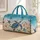 Sea Turtle Starfish Shell Coastal Blue Aqua Beach Vacation Getaway Style For Women Quilted Weekend Bag - 1