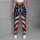 Distressed American Flag Stars And Stripes Patriotic Gym Yoga Running Style For Women Leggings - 4