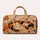 Sleeping Calico Cats With Moons And Autumn Florals For Cozy Travel Cat Lovers And Women Quilted Weekend Bag - 6