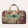 Turquoise Dragonfly With Plum Rose Vines For Magical Garden Getaways And Women Style Quilted Weekend Bag - 6