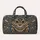 Retro Owl Folk Art In Blue Gray Ochre For Autumn Travel And Holiday Gifts For Women Quilted Weekend Bag - 6