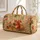 Red Squirrel With Acorns And Autumn Botanicals For Woodland Travel And Nature Lovers Quilted Weekend Bag - 1