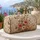 Coral Wildflower Meadow With Butterflies For Cottagecore Getaways And Nature Lovers Quilted Weekend Bag - 5