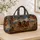Galloping Chestnut Horses Western Prairie Americana Ranch Travel Style For Cowgirls Quilted Weekend Bag - 4