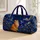 Whimsical Ginger Cat Under Celestial Sky For Overnight Travel And Cat Lover Getaways Quilted Weekend Bag - 1