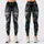 Majestic Gray Wolf With Teal Forest Florals For Yoga Festival Streetwear Women Fans Leggings - 1