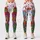Cute Christmas Snowman Reindeer Gifts And Tree Holiday Doodles For Festive Outfits Leggings - 1