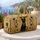 Regal Black Bastet Cat With Egyptian Gold Motifs For Luxe Travel Style Cat Lovers Quilted Weekend Bag - 5