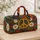 Peace Sign Daisies Retro Paisley Floral Boho Road Trip Style For Free Spirit Women Quilted Weekend Bag - 4