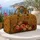 Elegant Retro Rose Garden Botanicals For Autumn Travel And Holiday Gifting For Women Quilted Weekend Bag - 5