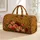 Elegant Retro Rose Garden Botanicals For Autumn Travel And Holiday Gifting For Women Quilted Weekend Bag - 1