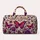 Vintage Botanical Butterflies With Violet Roses For Romantic Travel Style Women Gift Quilted Weekend Bag - 6