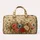 Vintage Christmas Roses And Blue Butterflies For Holiday Travel And Flower Lovers Quilted Weekend Bag - 6