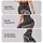 Gothic Angel Wings With Nordic Knotwork For Winter Festival And Dark Yoga Style Look Leggings - 2