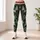 Nordic Reindeer Snowflakes And Evergreen Stripes For Christmas Yoga And Winter Gym Leggings - 6